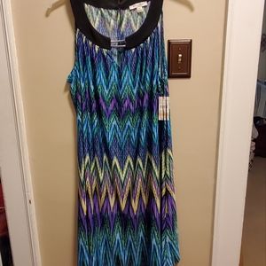 NWT Studio works multicolored dress. 2X